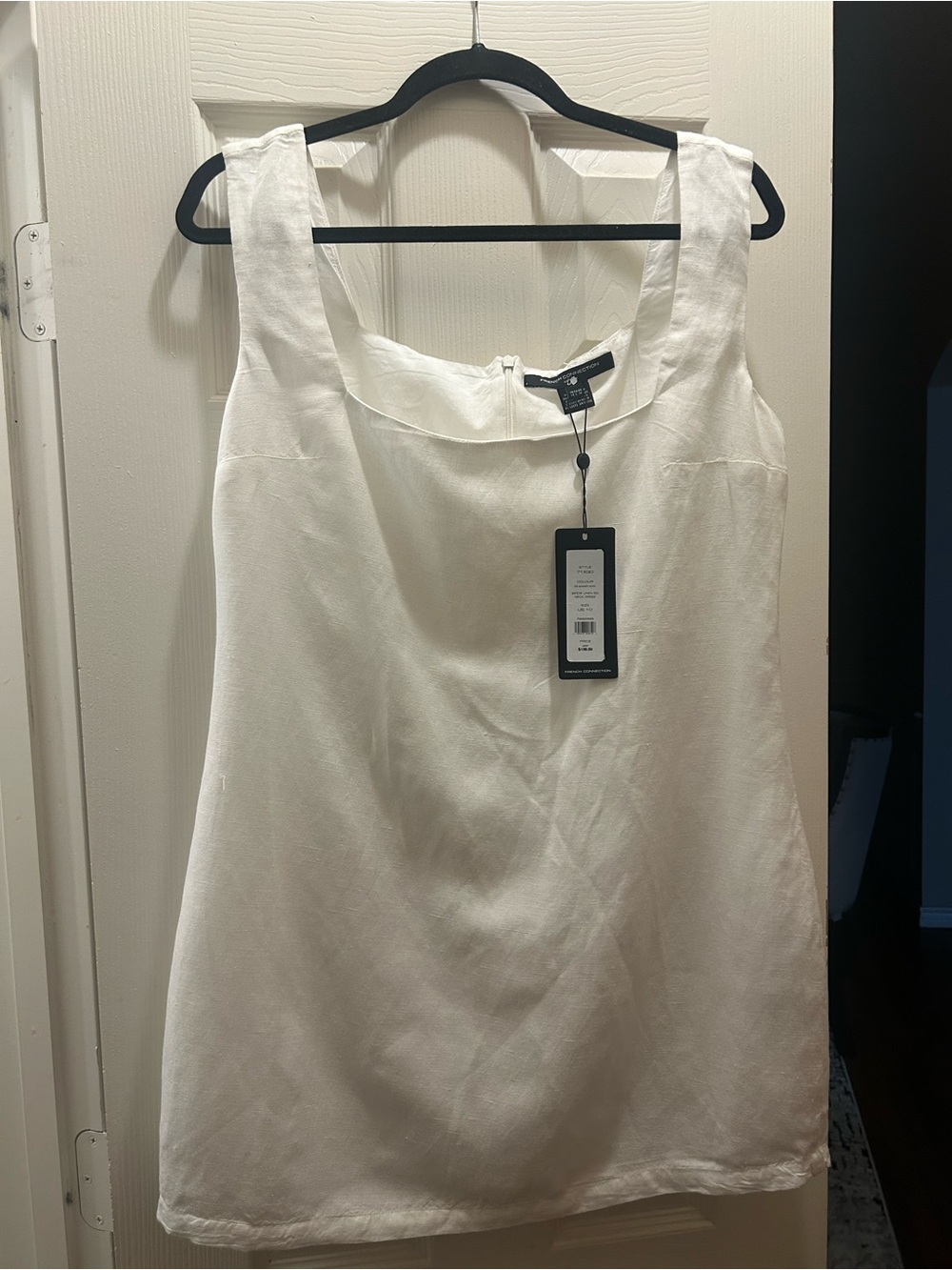 French Connection White Mini Shift Dress - Picture 2 of 7